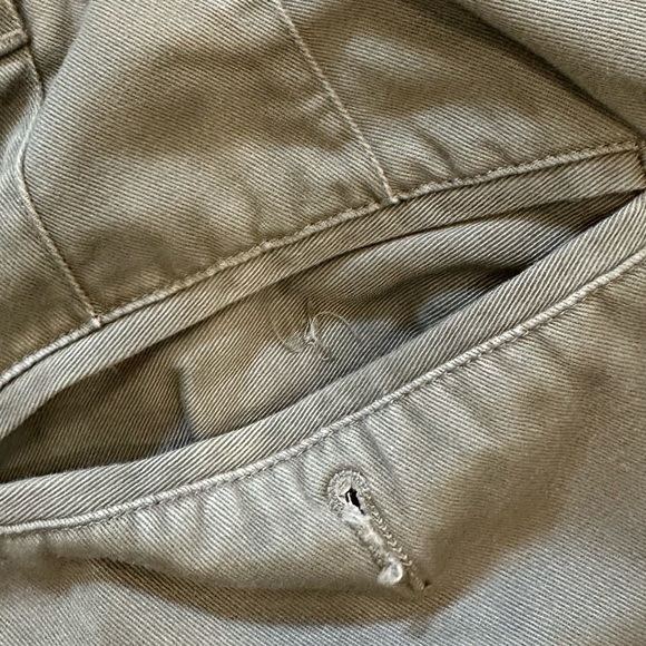 Elizabeth by Liz Claiborne 2 piece pant vest set Khaki Cotton SZ 18 - Picture 3 of 13